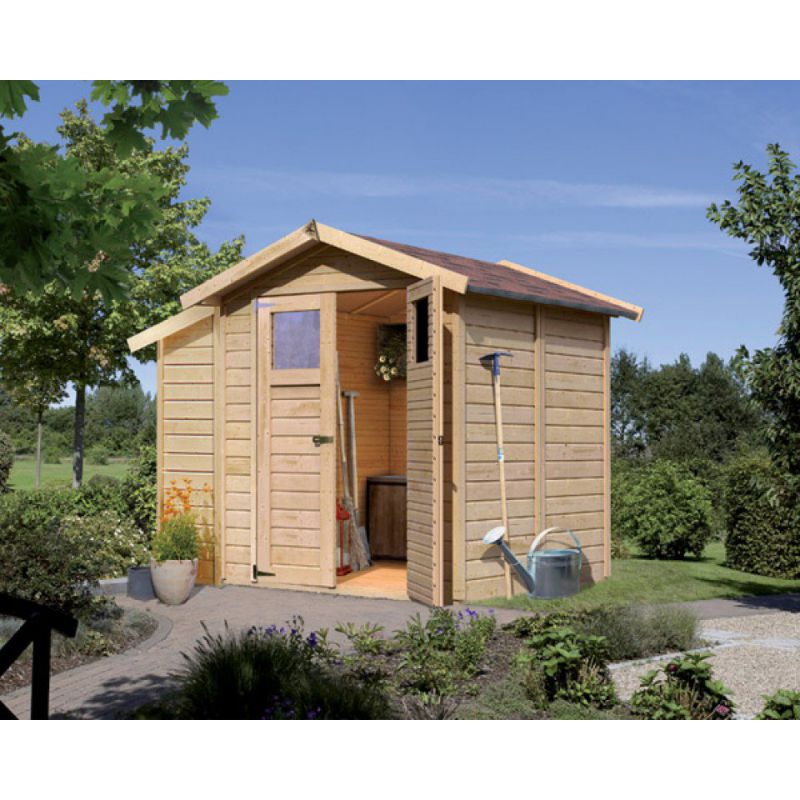 Karibu Eco Gartenhaus Geratehaus Dahme 1 2 3 14 Mm Strade Garden