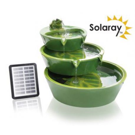 Fontanna solarna, żaba, wysokość 64cm